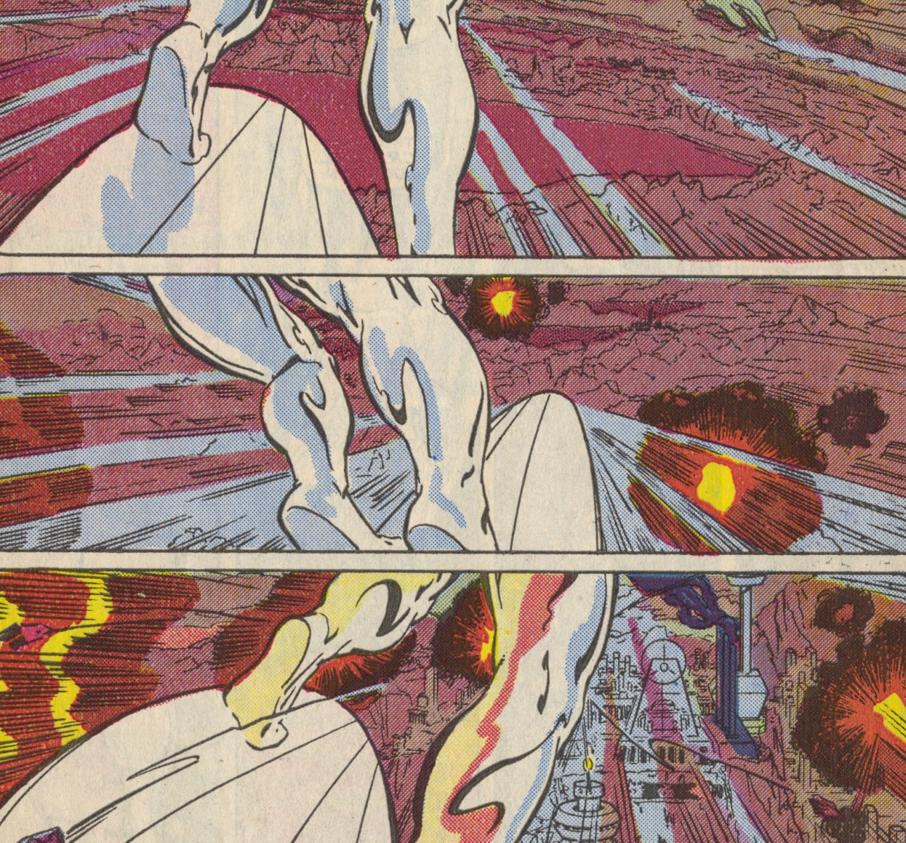 silver surfer board POV marshall rogers