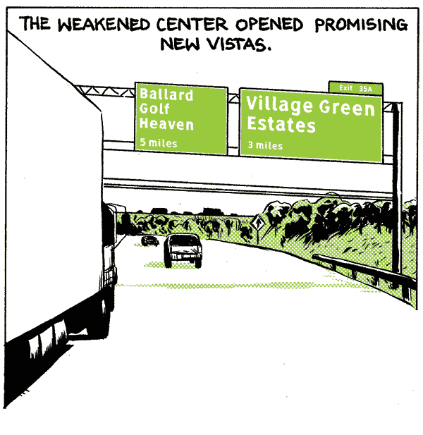 100,000 Miles, page 6, panel 1 by Tom Kaczynski