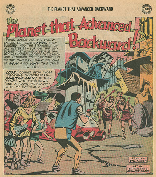 The Planet that Advanced Backward