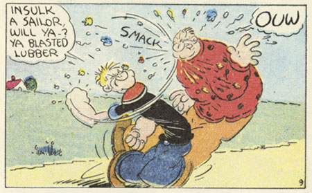 Popeye insulk by E.C. Segar Popeye insulk by E.C. Segar